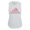 Camiseta para Mujer sin Mangas Adidas AEROREADY Racerback  Blanco