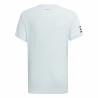 Camiseta de Manga Corta Infantil Adidas Club Tennis 3 bandas Blanco