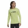 Camisa de Manga Larga Hombre Adidas Terrex Primeblue Trail Verde limón