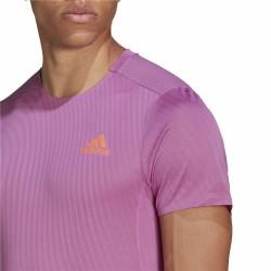 Camiseta de Manga Corta Hombre Adidas Adizero Speed Rosa oscuro