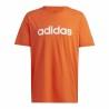 Camiseta de Manga Corta Hombre Adidas  Essentials Embroidered Linear Naranja