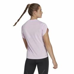 Camiseta de Manga Corta Mujer Adidas  trainning Floral  Lila