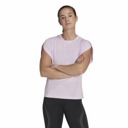 Camiseta de Manga Corta Mujer Adidas  trainning Floral  Lila