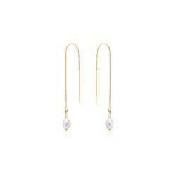 Pendientes Mujer Ania Haie E019-01G Plata de ley 4 cm