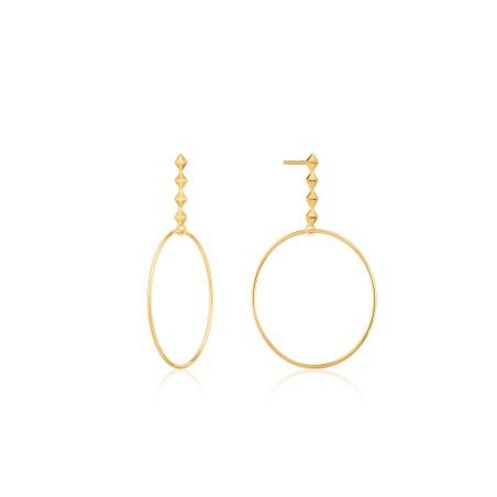 Pendientes Mujer Ania Haie E025-04G Plata de ley 3 cm