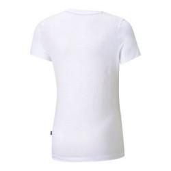 Camiseta de Manga Corta Infantil Puma ESS Logo Tee Blanco