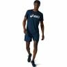 Camiseta de Manga Corta Hombre Asics Core Azul marino