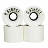 Ruedas Dstreet ‎DST-SKW-0004 59 mm Blanco