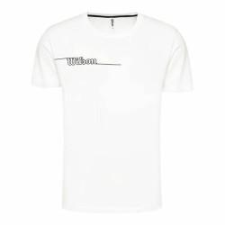 Camiseta Deportiva de Manga Corta Wilson Team II Teach Blanco