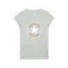 Camiseta de Manga Corta Infantil Converse Timeless Chuck Patch Gris oscuro