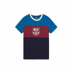 Camiseta de Fútbol de Manga Corta para Niños F.C. Barcelona Rojo