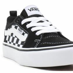 Zapatillas Casual Vans Filmore YT Checkerboard Negro