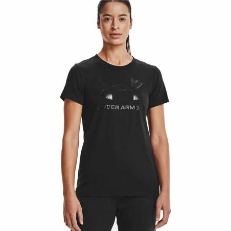 Camiseta de Manga Corta Mujer Under Armour Sportstyle Negro