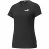 Camiseta Deportiva de Manga Corta Puma Essentials+ Embroidery Negro