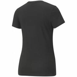 Camiseta Deportiva de Manga Corta Puma Essentials+ Embroidery Negro