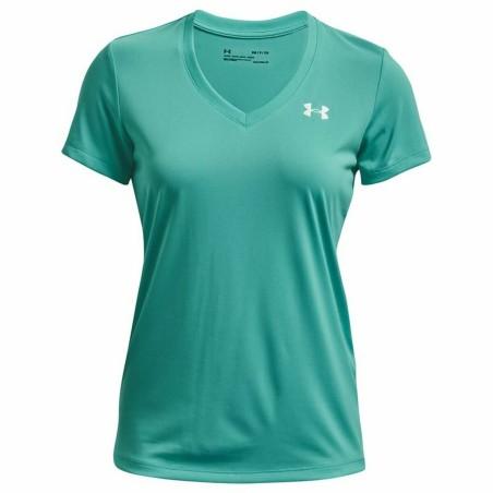 Camiseta de Manga Corta Mujer Under Armour Tech SSV Solid Aguamarina