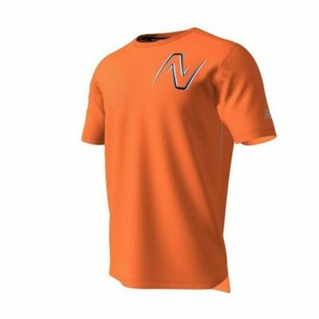 Camiseta de Manga Corta Hombre New Balance GR Impact Run Naranja