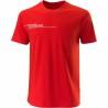 Camiseta de Manga Corta Hombre Wilson Team II Teach Rojo