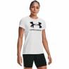 Camiseta de Manga Corta Mujer Under Armour Sportstyle Blanco