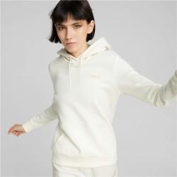 Sudadera con Capucha Mujer Puma Blanco