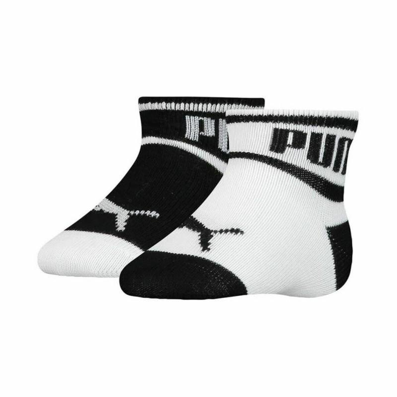 Calcetines Deportivos Puma Baby Wording 2 Unidades Negro