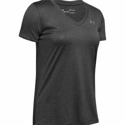 Camiseta de Manga Corta Mujer Under Armour Tech SSV Gris