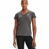 Camiseta de Manga Corta Mujer Under Armour Tech SSV Gris