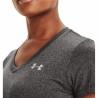 Camiseta de Manga Corta Mujer Under Armour Tech SSV Gris