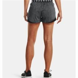 Pantalones Cortos Deportivos para Mujer Under Armour Play Up 3.0 Twist Gris oscuro Negro