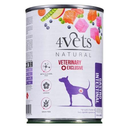 Comida húmeda 4VETS                                 Perros adultos Pavo 400 g