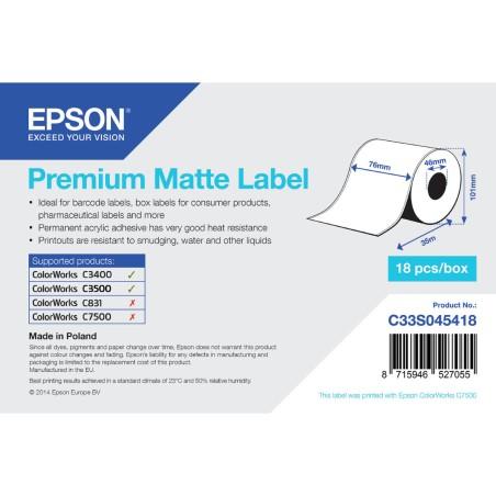 Rollo Papel Térmico Epson C33S045418 (1 unidad)