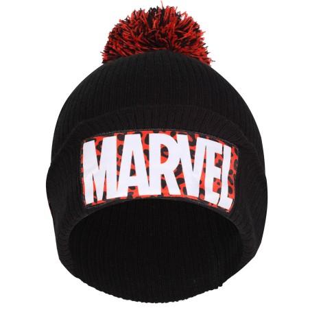 Gorro Marvel Leopard Logo Negro