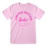 Camiseta de Manga Corta Barbie Limited Edition Rosa claro Unisex