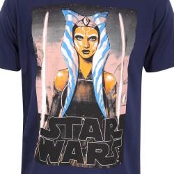 Camiseta de Manga Corta Star Wars White Blades Azul Unisex