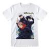 Camiseta de Manga Corta Jujutsu Kaisen Trio Blanco Unisex