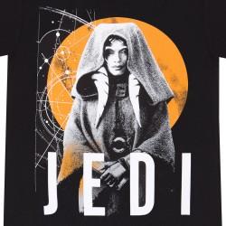 Camiseta de Manga Corta Star Wars Jedi Negro Unisex