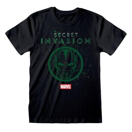 Camiseta de Manga Corta Marvel Logo Icon Negro Unisex