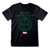 Camiseta de Manga Corta Marvel Logo Icon Negro Unisex