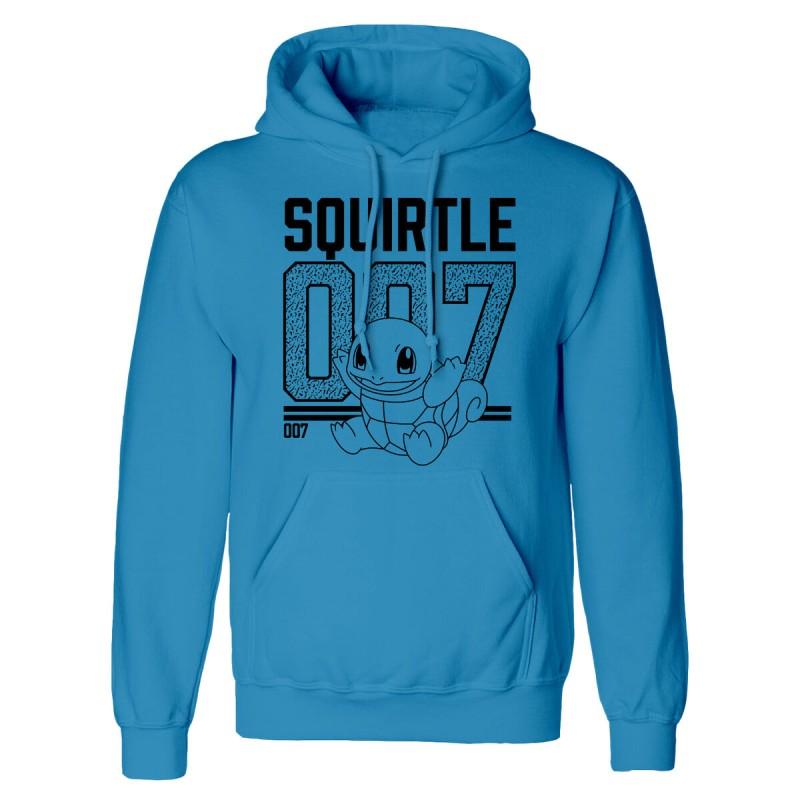 Sudadera con Capucha Unisex Pokémon Squirtle Line Art Azul