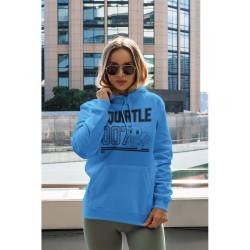 Sudadera con Capucha Unisex Pokémon Squirtle Line Art Azul