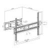 Soporte de Pared MacLean MC-710N 37" 80"