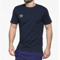 Camiseta de Manga Corta Hombre Umbro LOGO 64887U N84 Azul marino