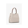 Bolso Mujer Michael Kors PRATT-VANILLA Gris 18 x 18 x 10 cm