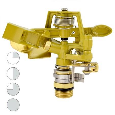 Aspersor de Riego Ferrestock Amarillo M1/2" metálico