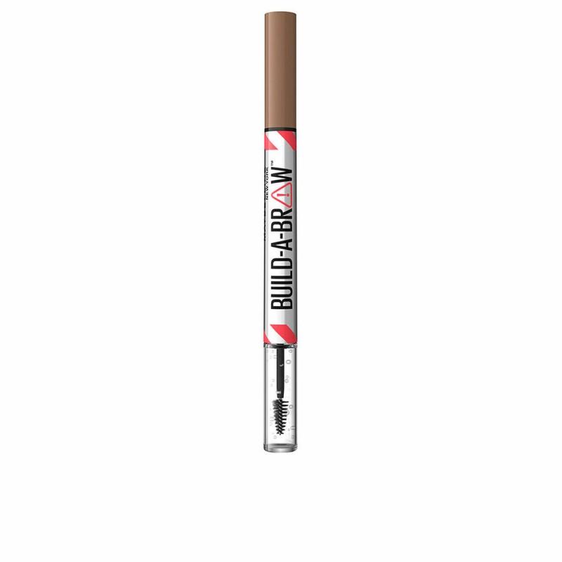 Lápiz de Cejas Maybelline Build A Brow Nº 02 Soft Brown 15,3 ml 2 en 1