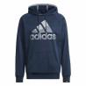 Sudadera con Capucha Hombre Adidas  Game and Go Big Logo Azul