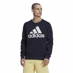 Sudadera sin Capucha Hombre Adidas Essentials Big Logo Azul marino Azul oscuro