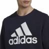 Sudadera sin Capucha Hombre Adidas Essentials Big Logo Azul marino Azul oscuro