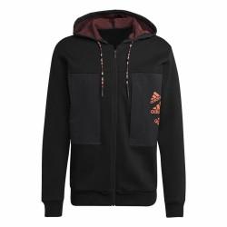 Sudadera con Capucha Hombre Adidas Essentials BrandLove Negro