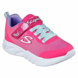 Zapatillas Deportivas Infantiles Skechers S Lights Flicker Flash Fucsia